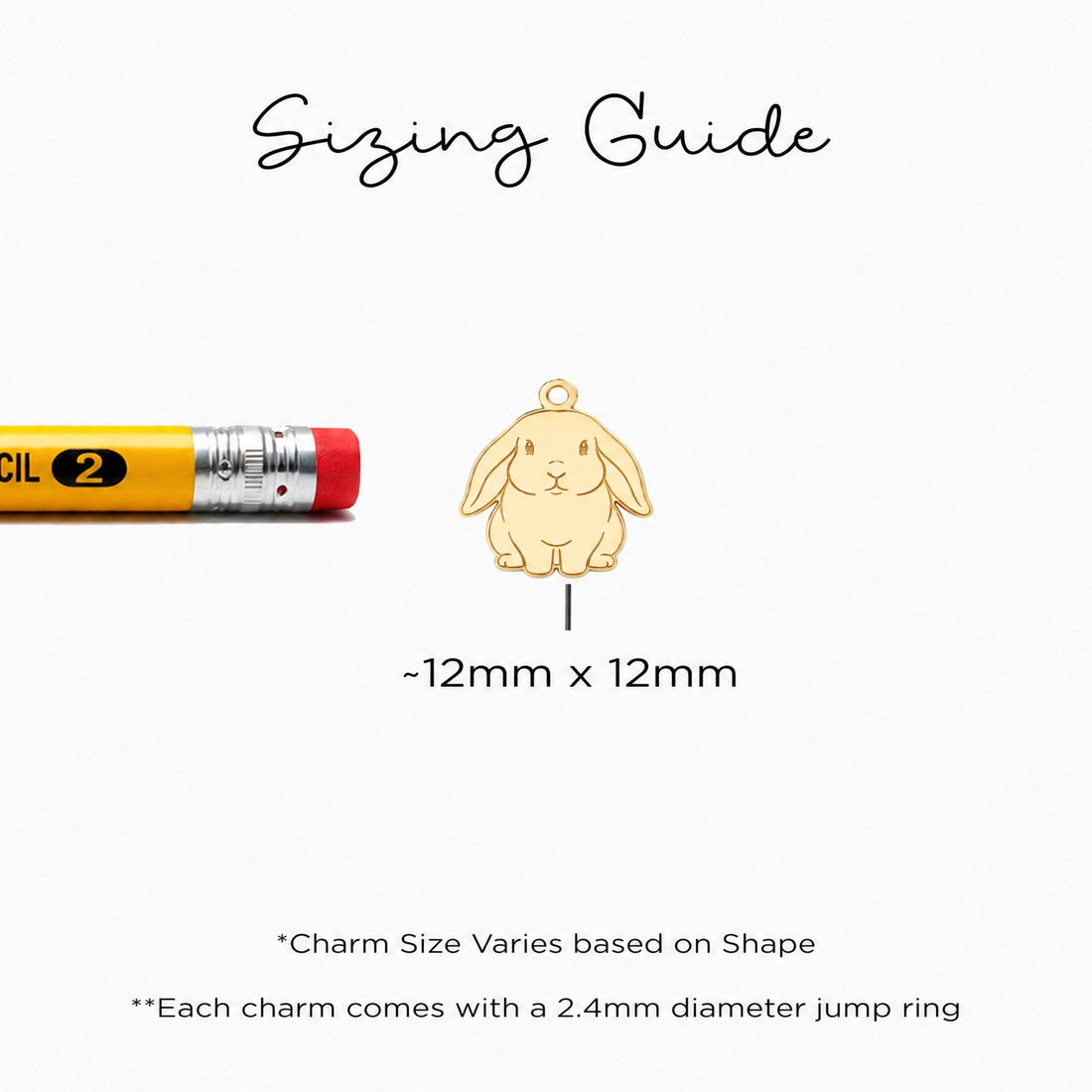 Lop Bunny Charm Necklace