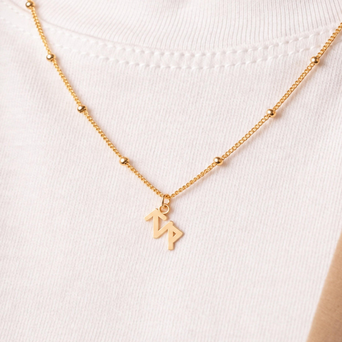 Sagittarius Charm Beady Necklace
