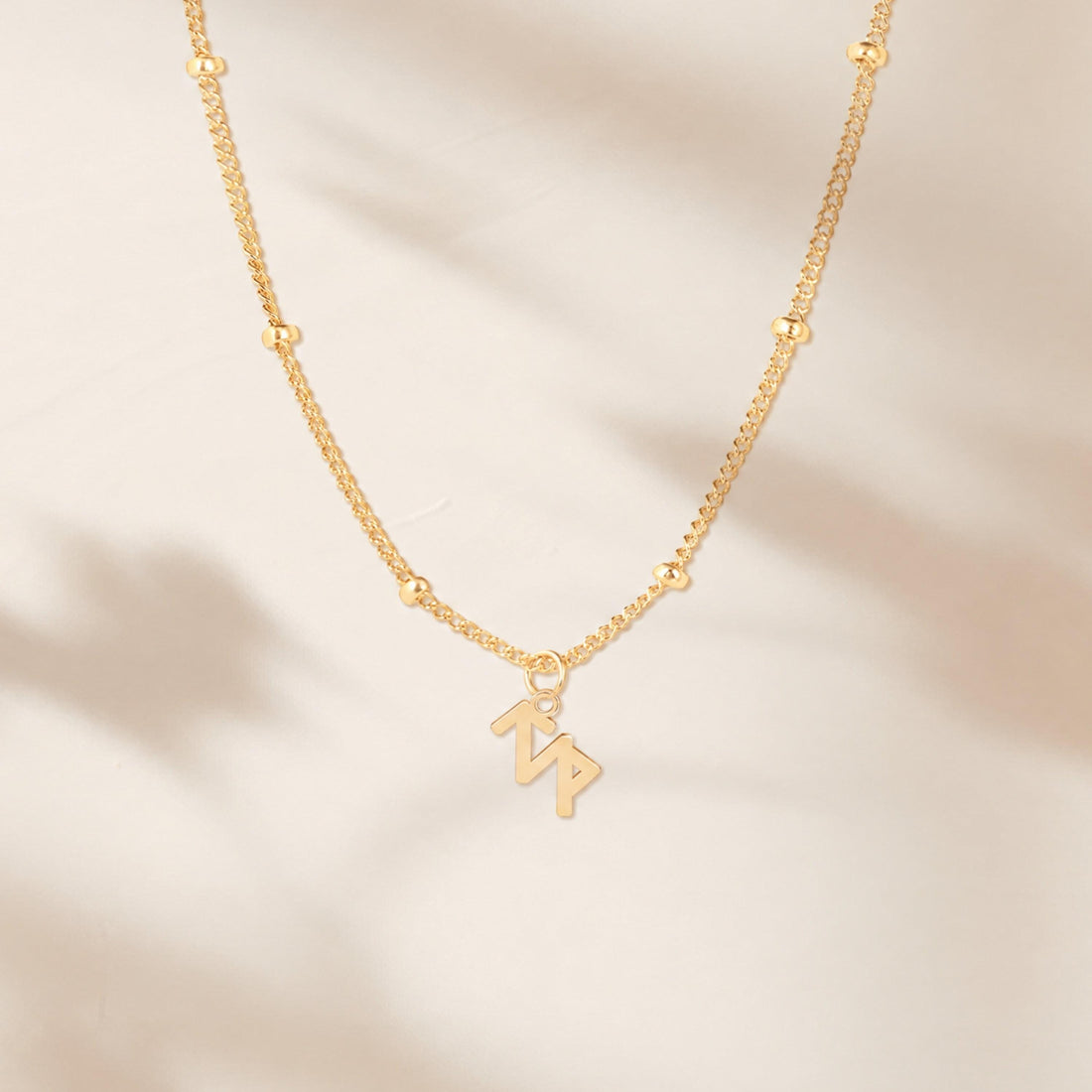 Sagittarius Charm Beady Necklace