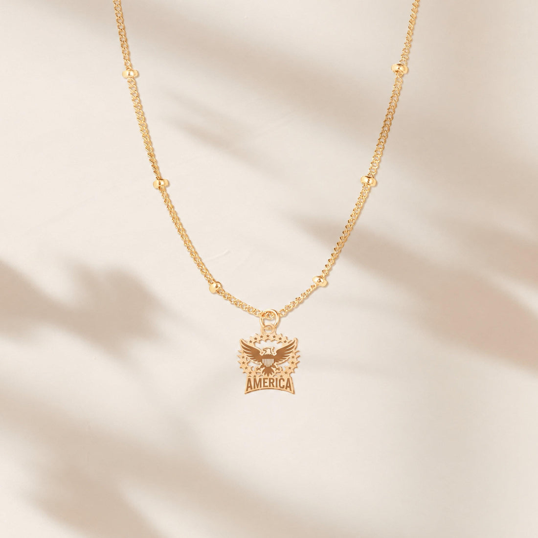 American Eagle Beady Necklace