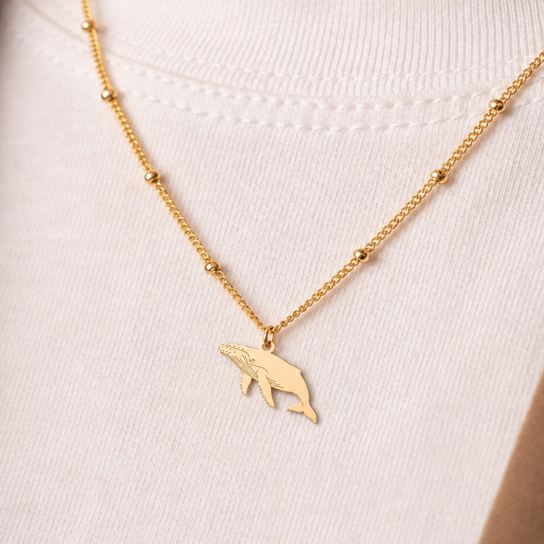Humpback Whale Beady Necklace