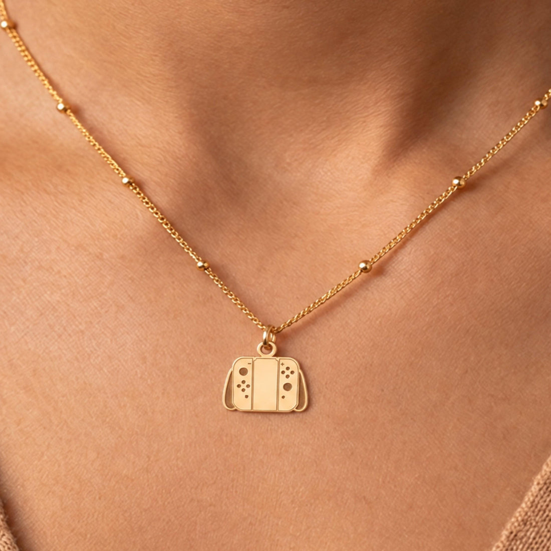 Game Controller Charm Necklace