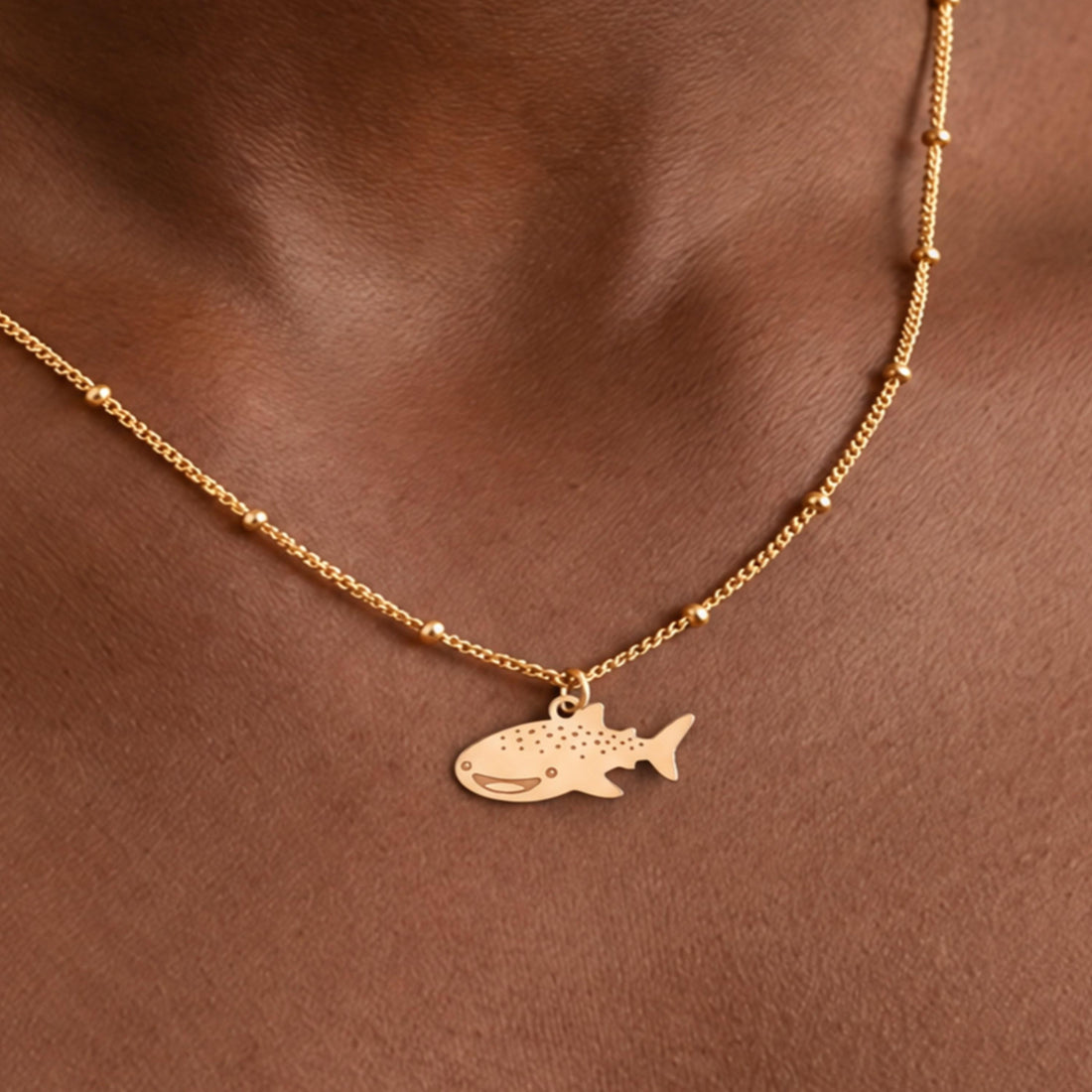 Whale Shark Beady Necklace