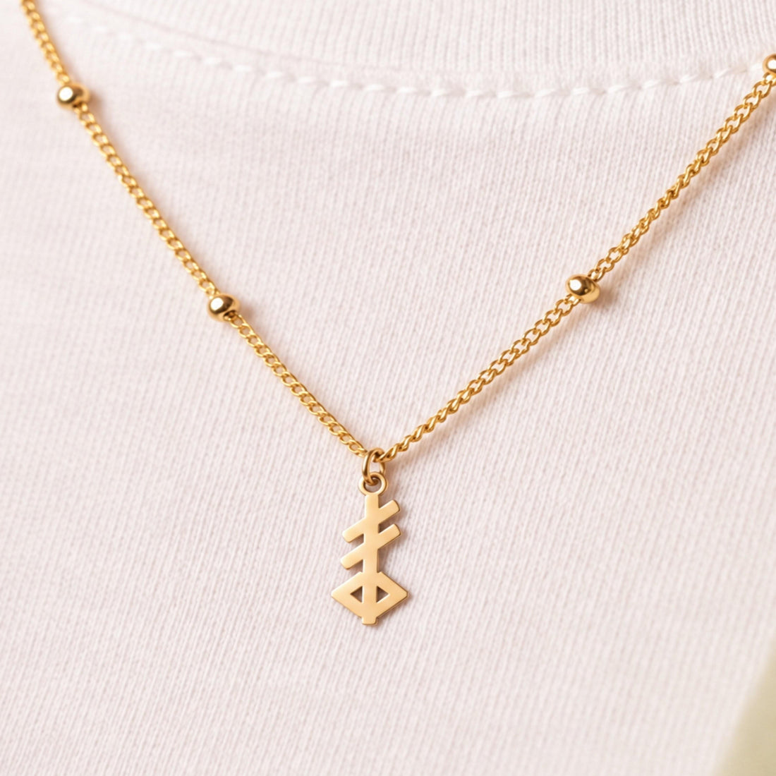Zodiac Charm Beady Necklace