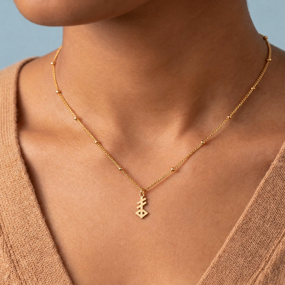 Zodiac Charm Beady Necklace