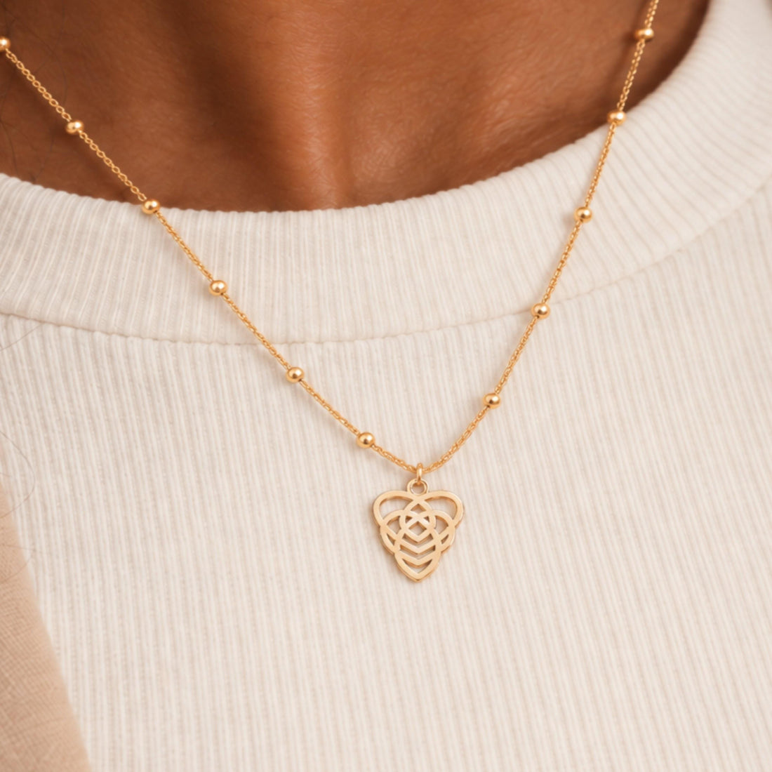 Bear Head Charm Necklace