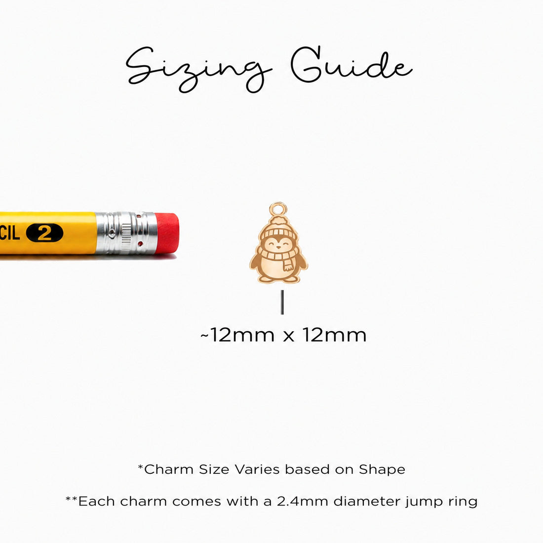 Penguin Charm Beady Necklace