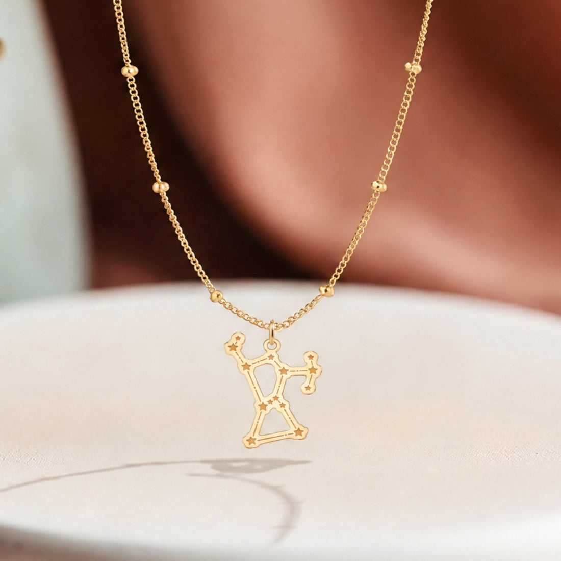 Virgo Constellation Beady Necklace