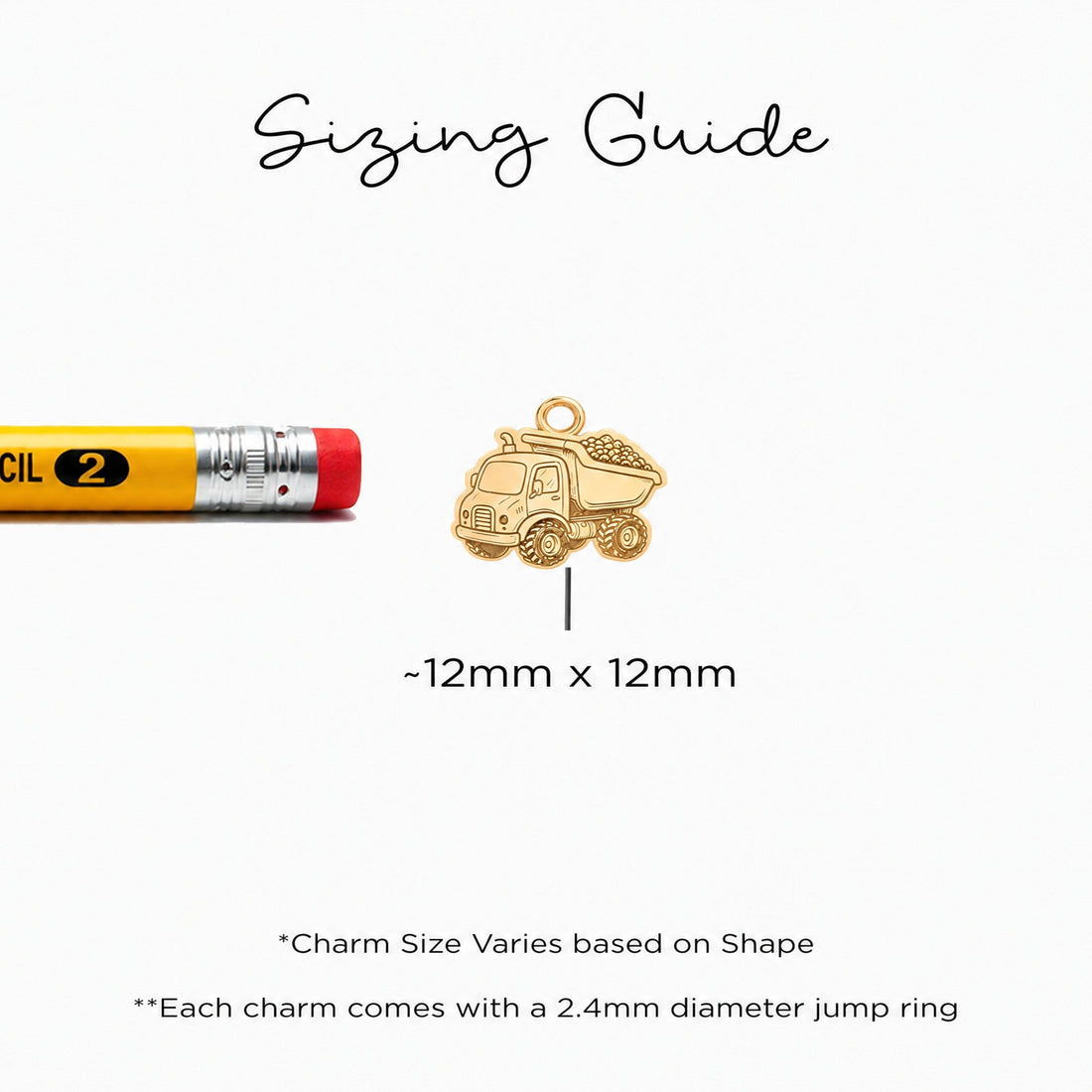 Dump Truck Beady Necklace