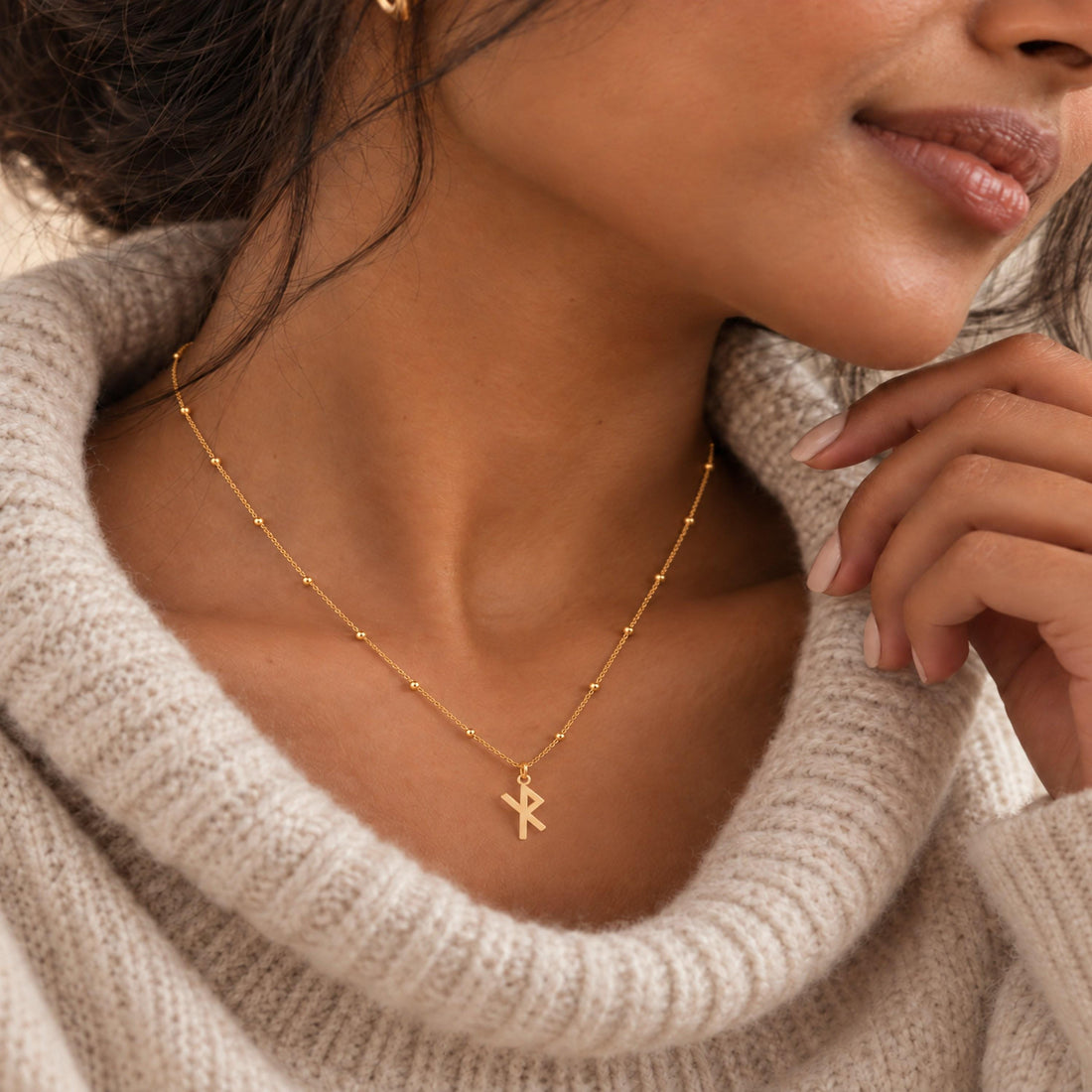 Norse Rune Charm Necklace