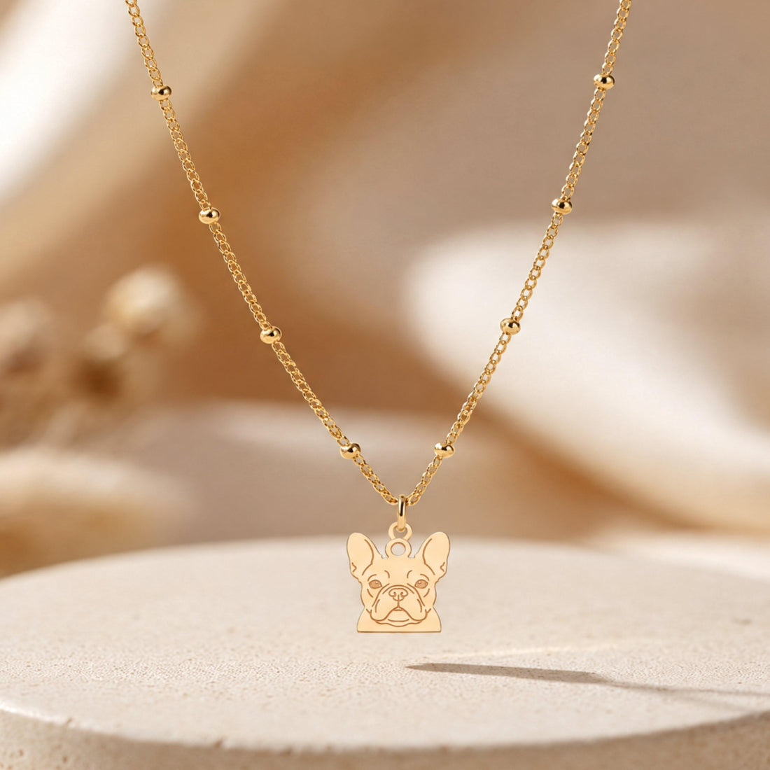 French Bulldog Charm Necklace