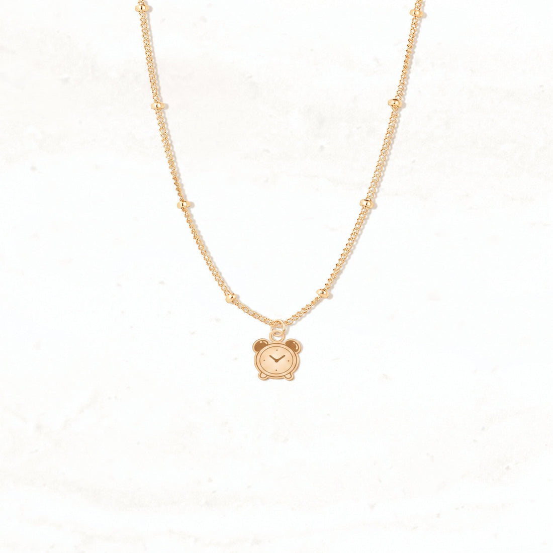 Bear Alarm Clock Necklace