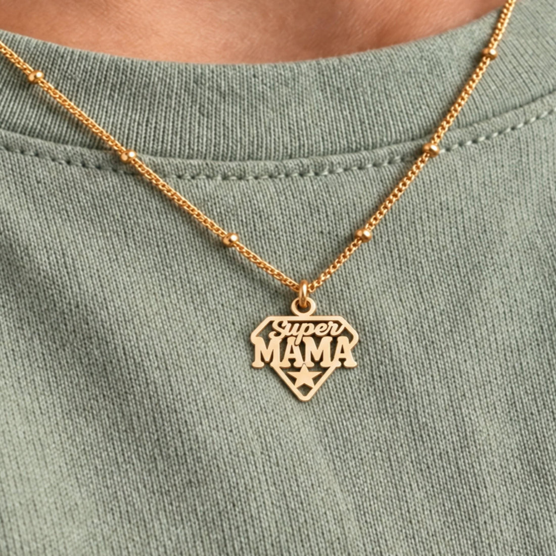 Super Mama Charm Necklace