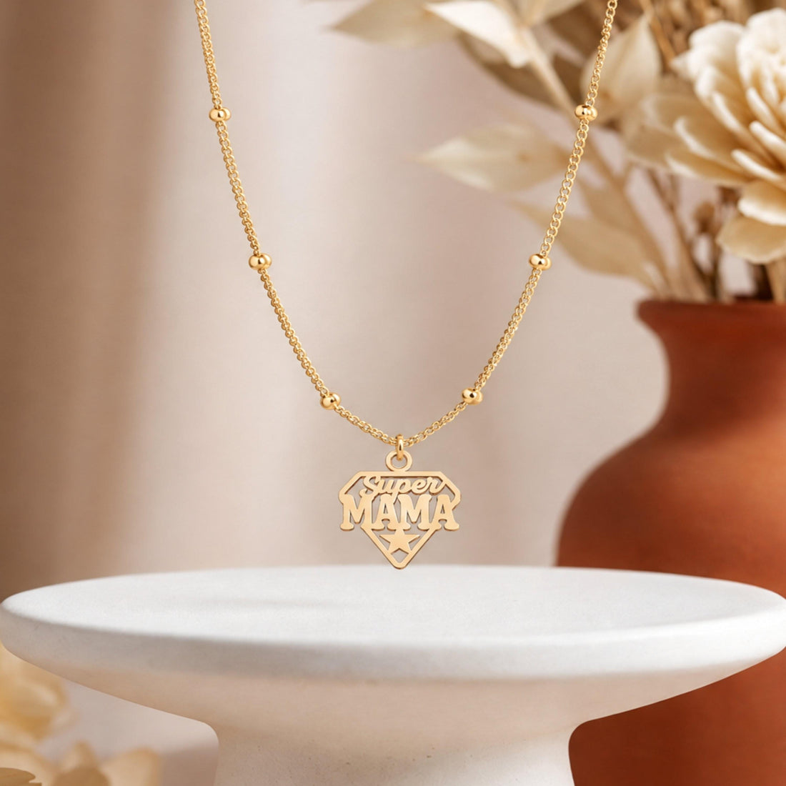 Super Mama Charm Necklace