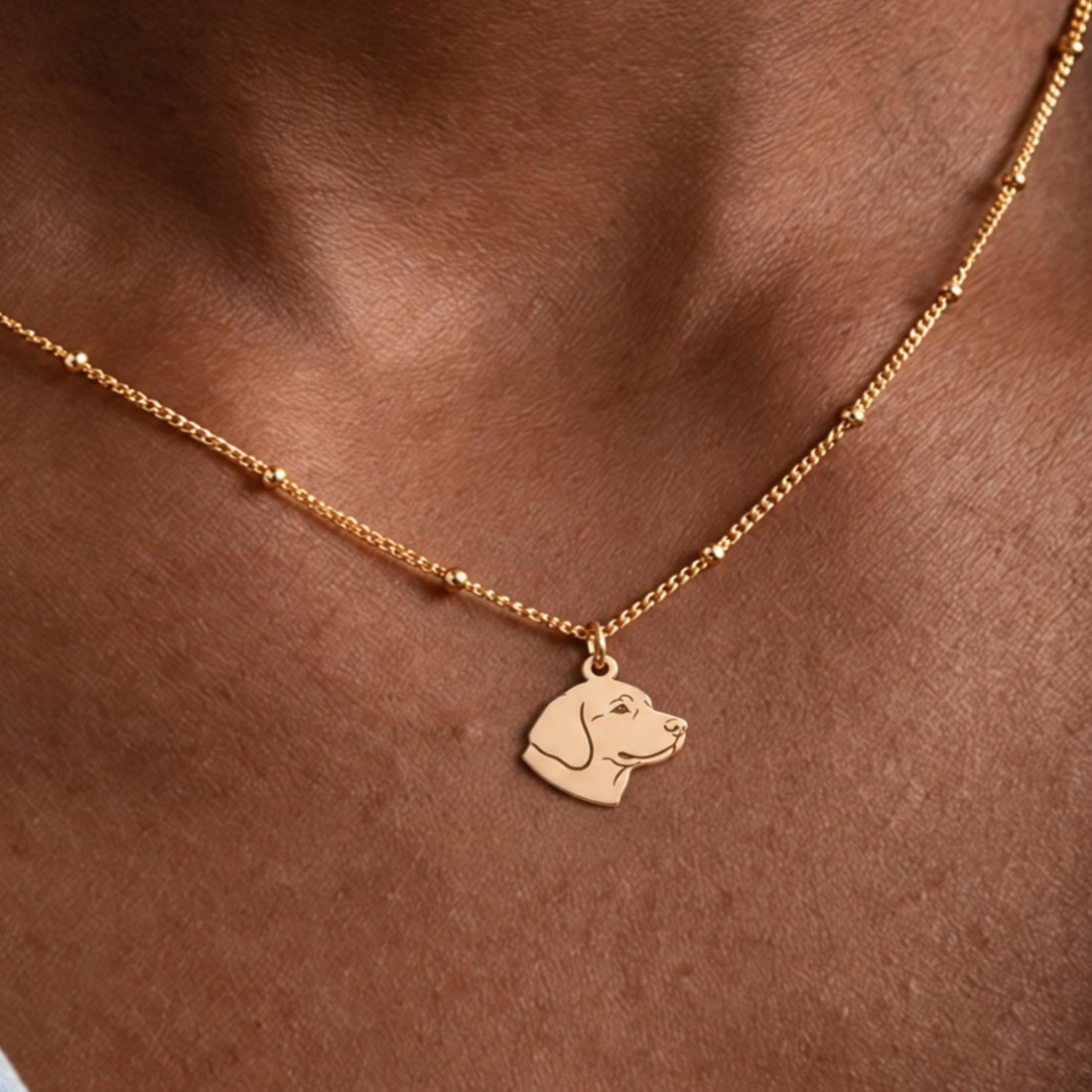 Labrador Retriever Charm Necklace