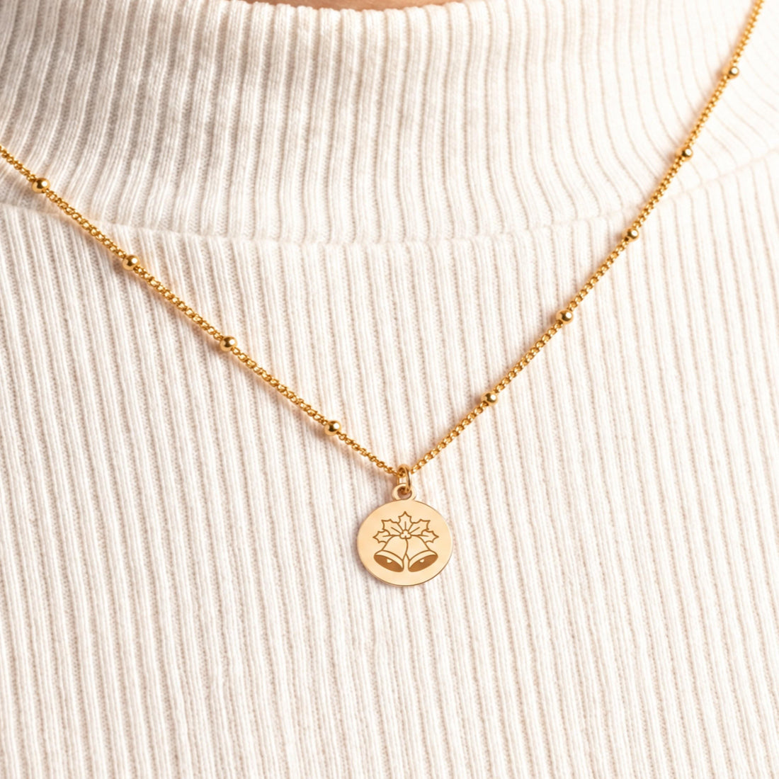 Christmas Bells Charm Necklace