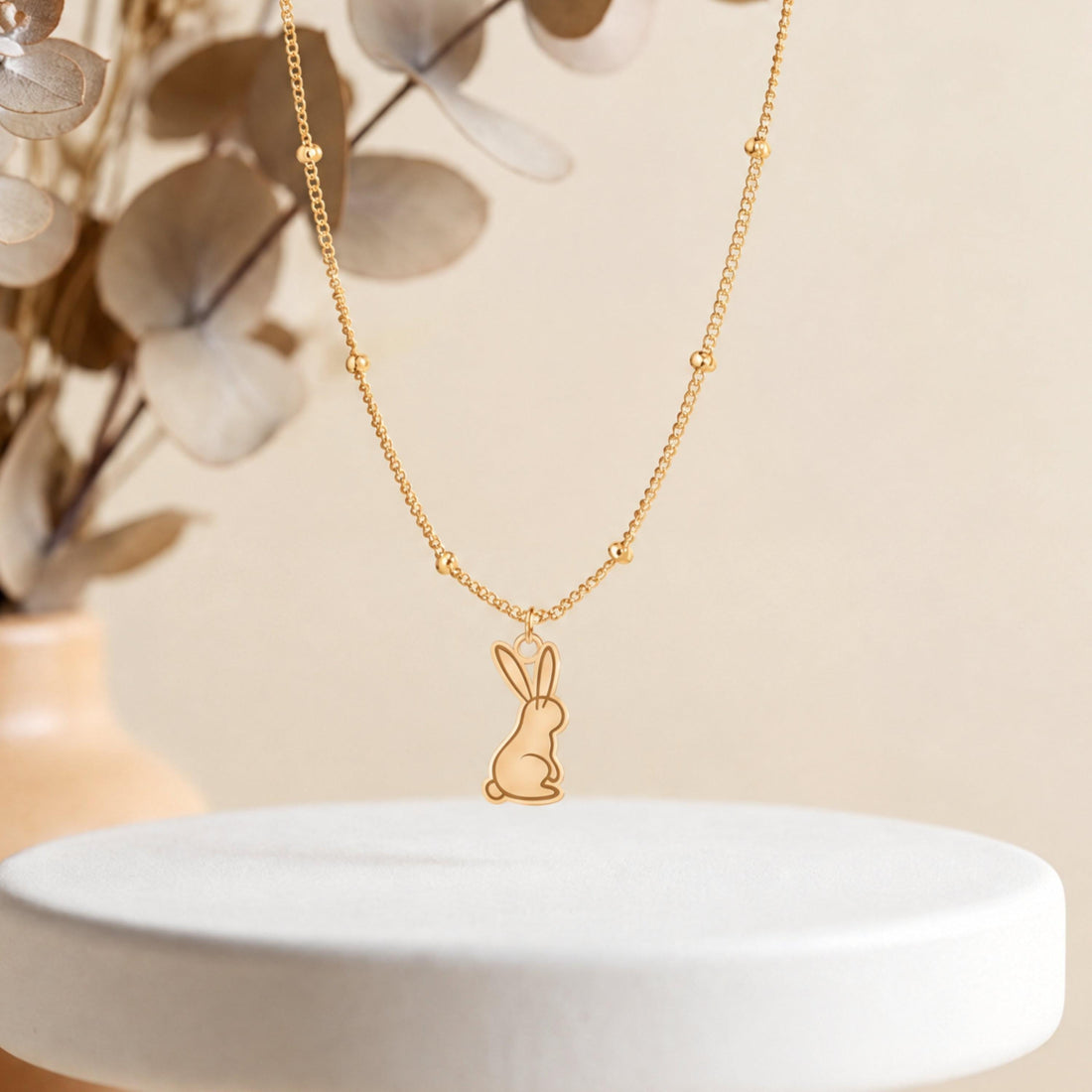 Bunny Rabbit Charm Necklace