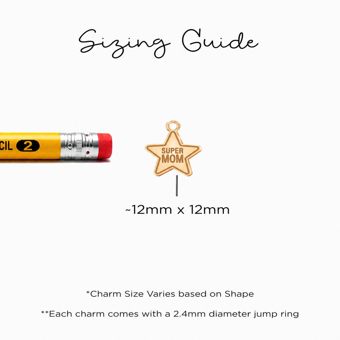 Super Mom Star Charm Necklace