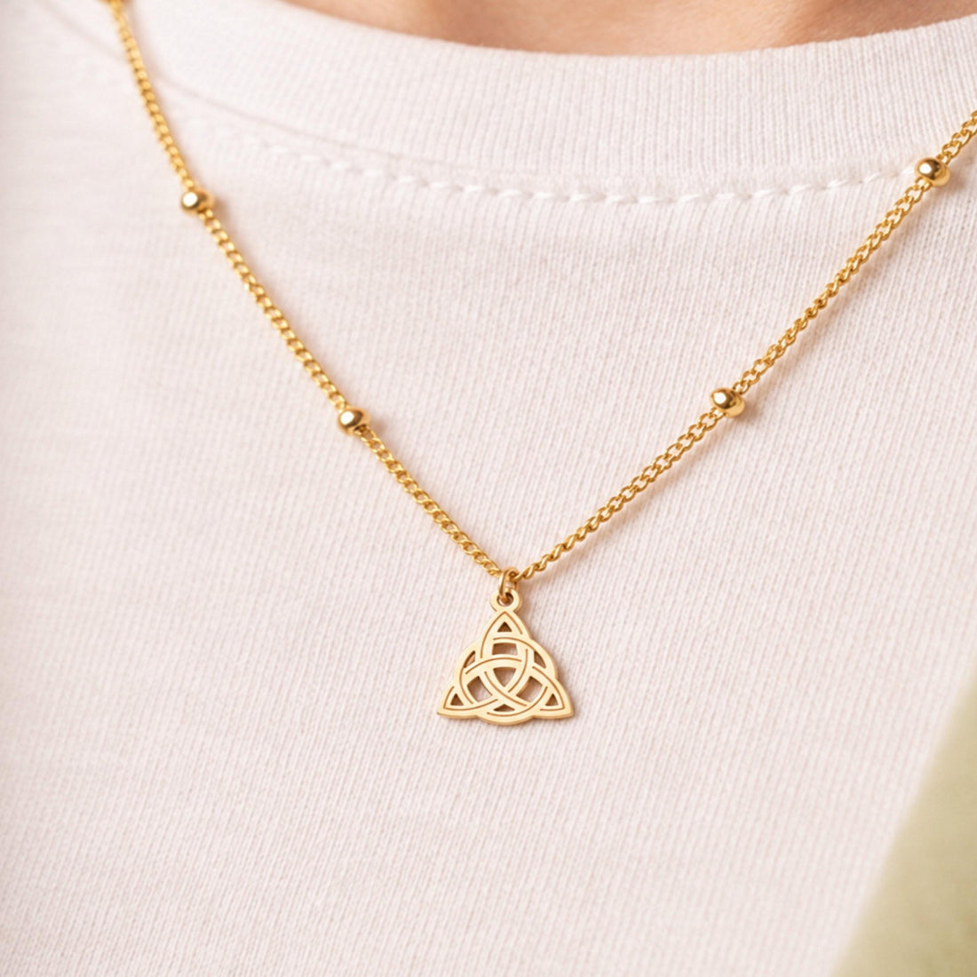 Celtic Knot Charm Necklace