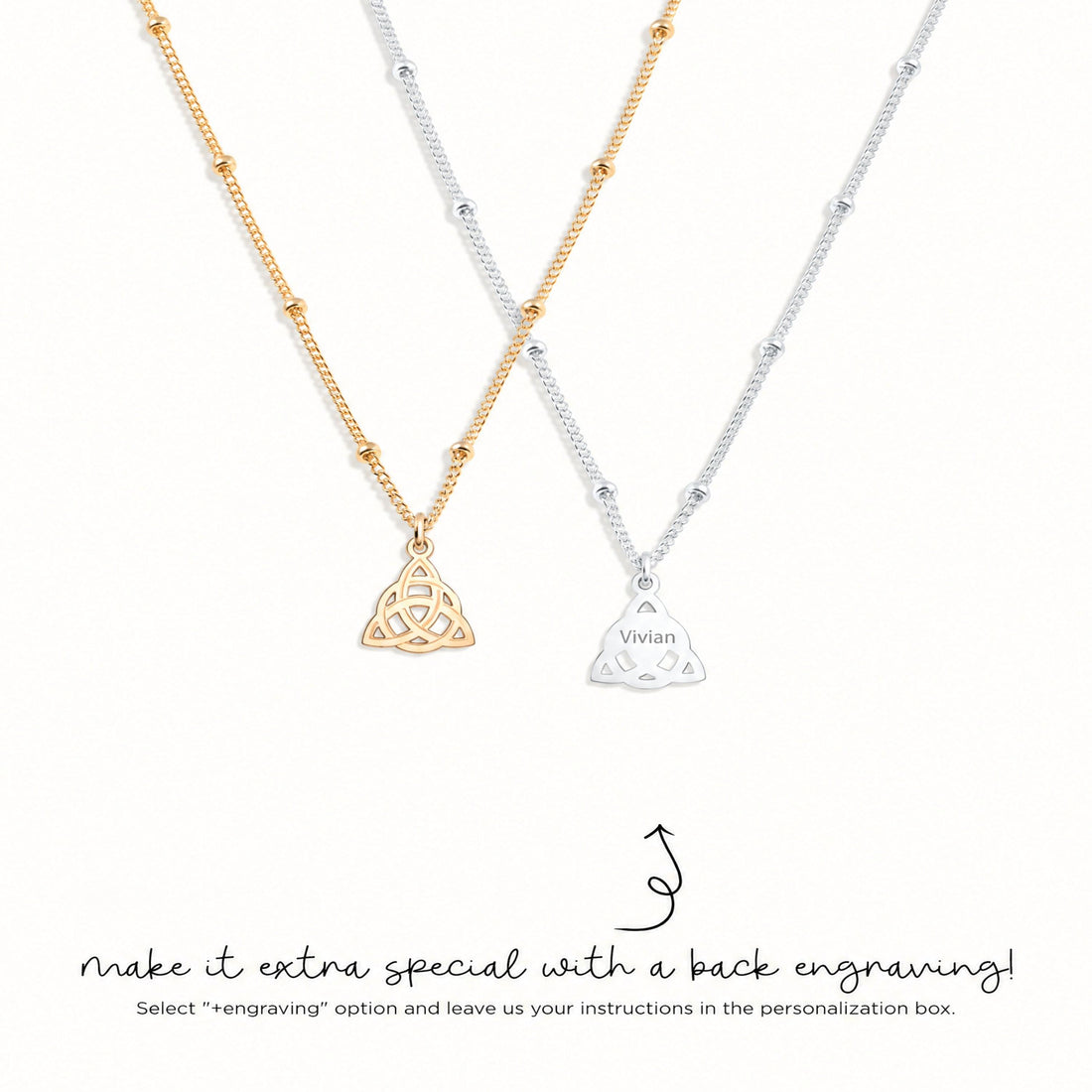 Celtic Knot Charm Necklace