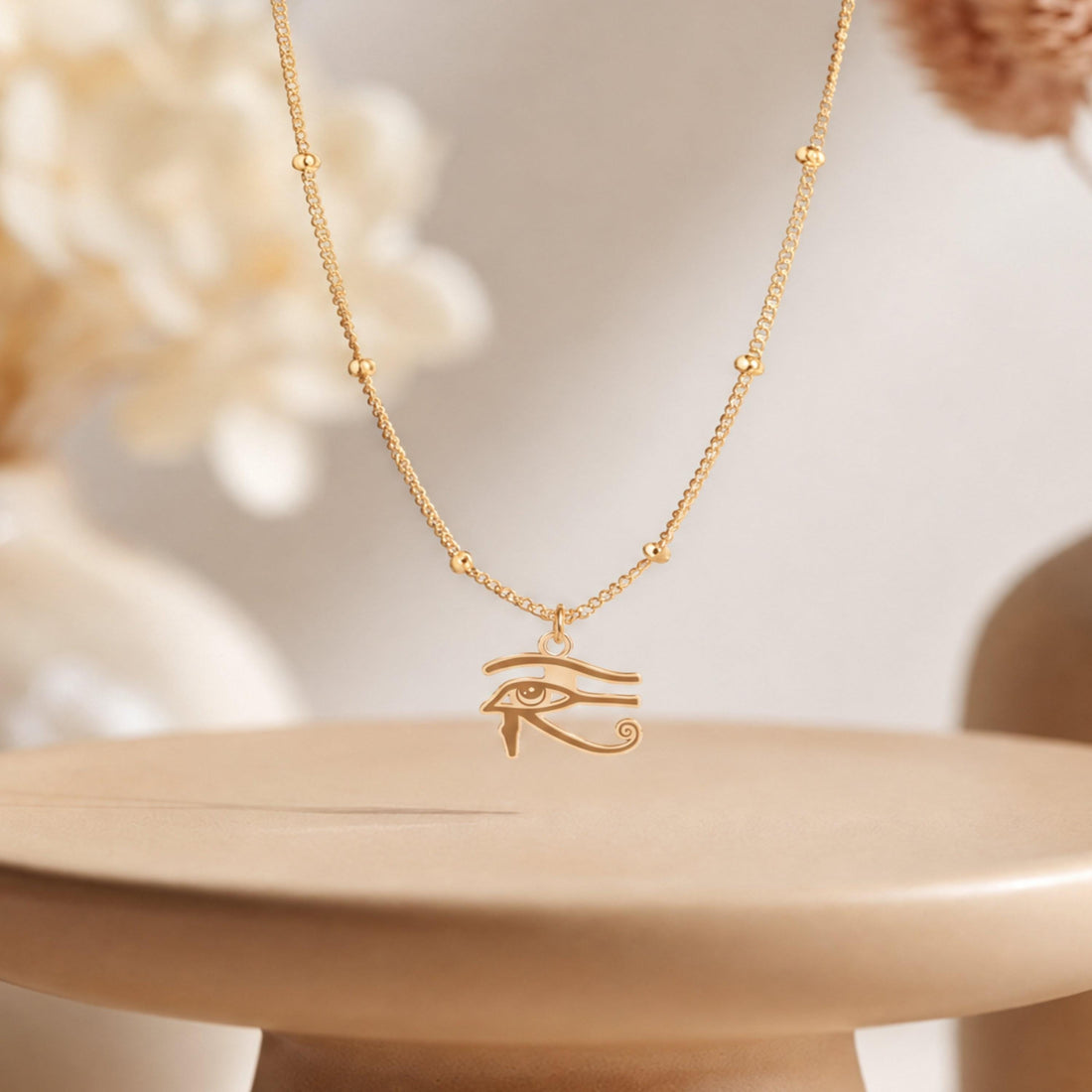 Eye of Horus Charm Necklace