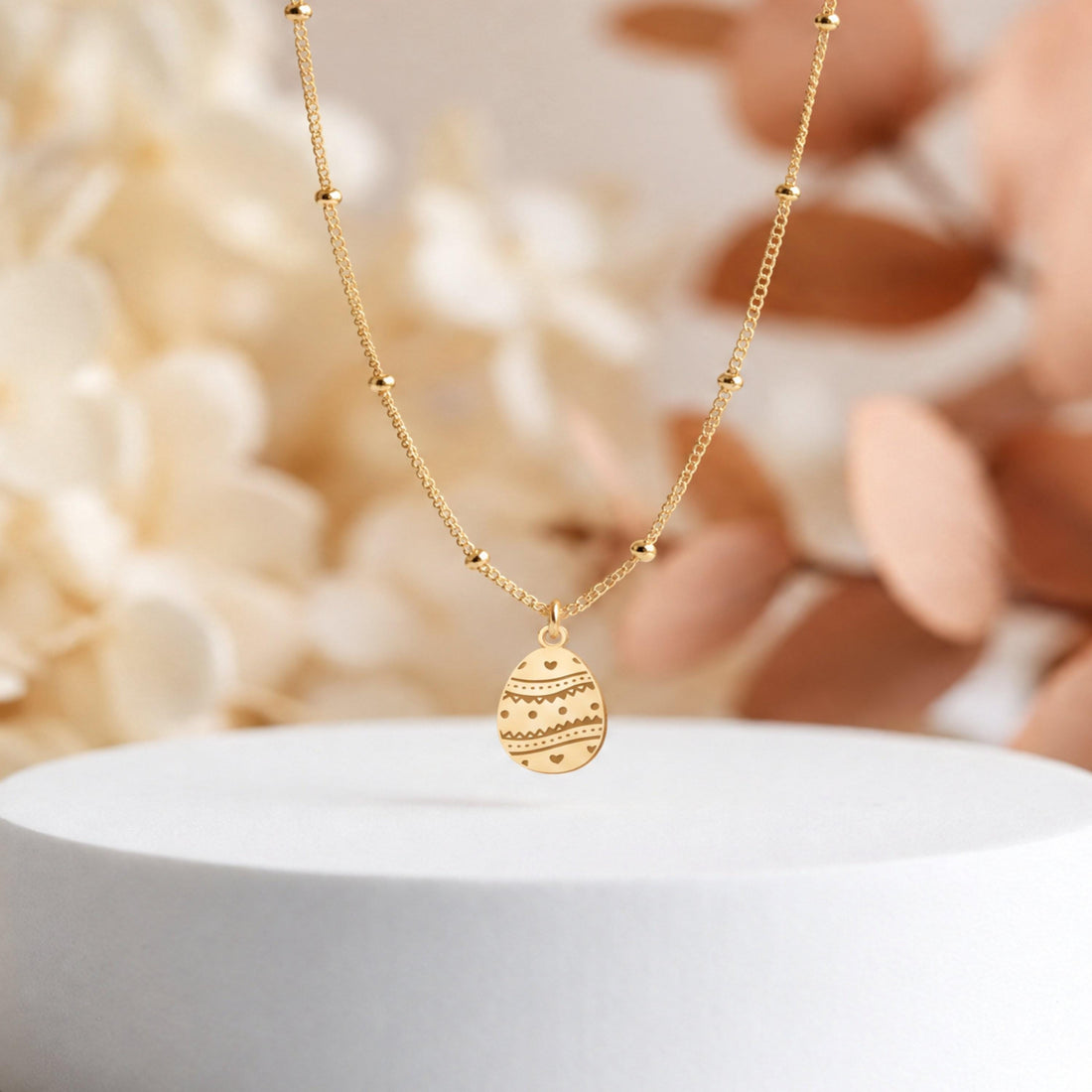 Easter Egg Charm Necklace