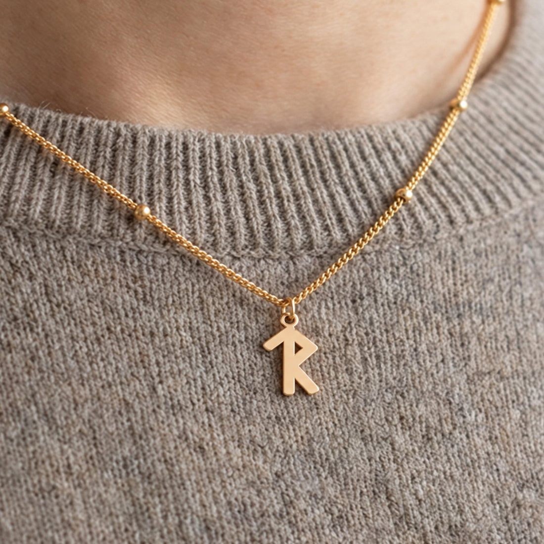 Norse Rune Charm Necklace