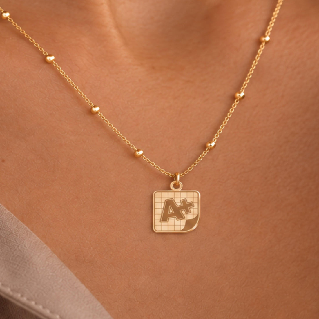 A Plus Charm Necklace
