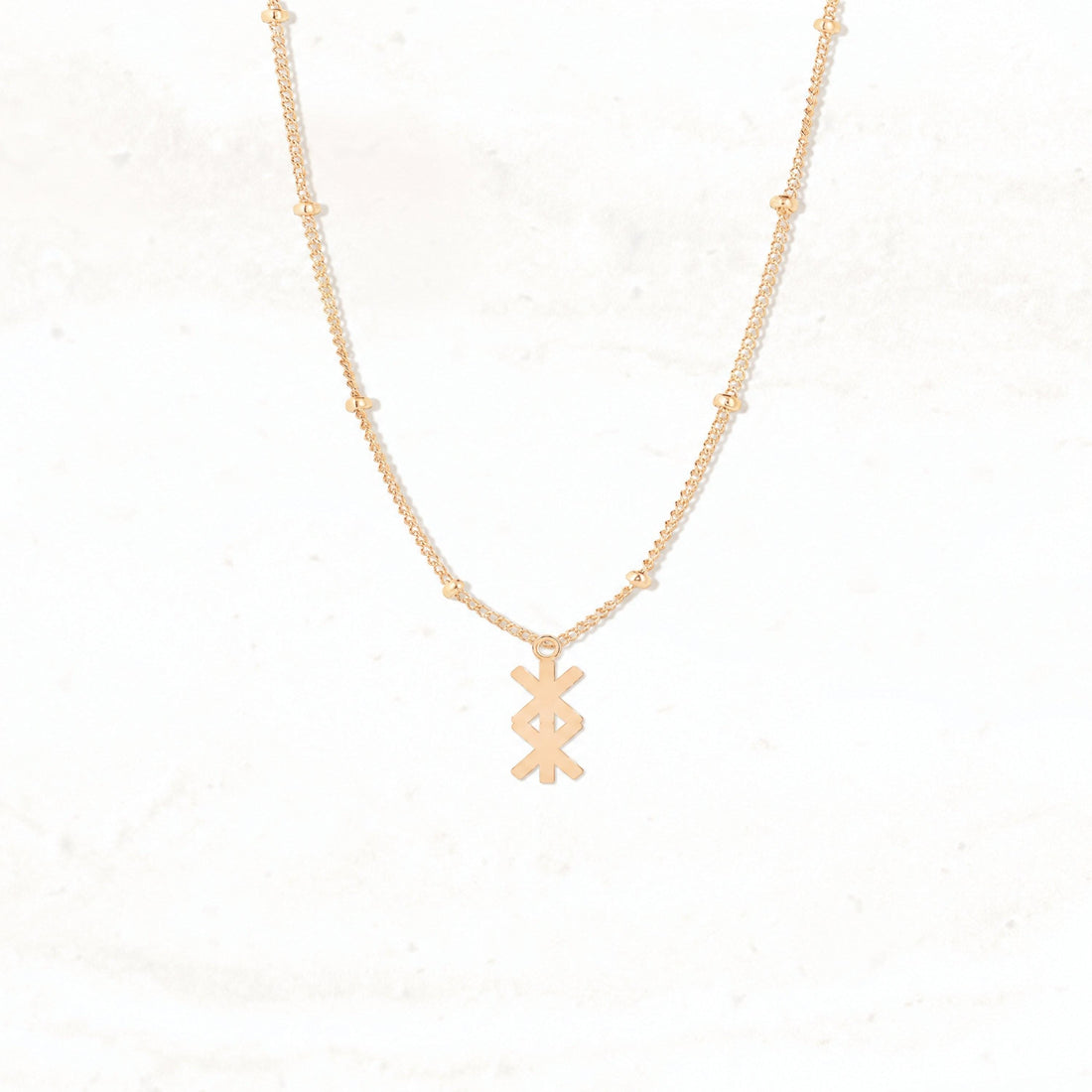 Norse Rune Charm Necklace
