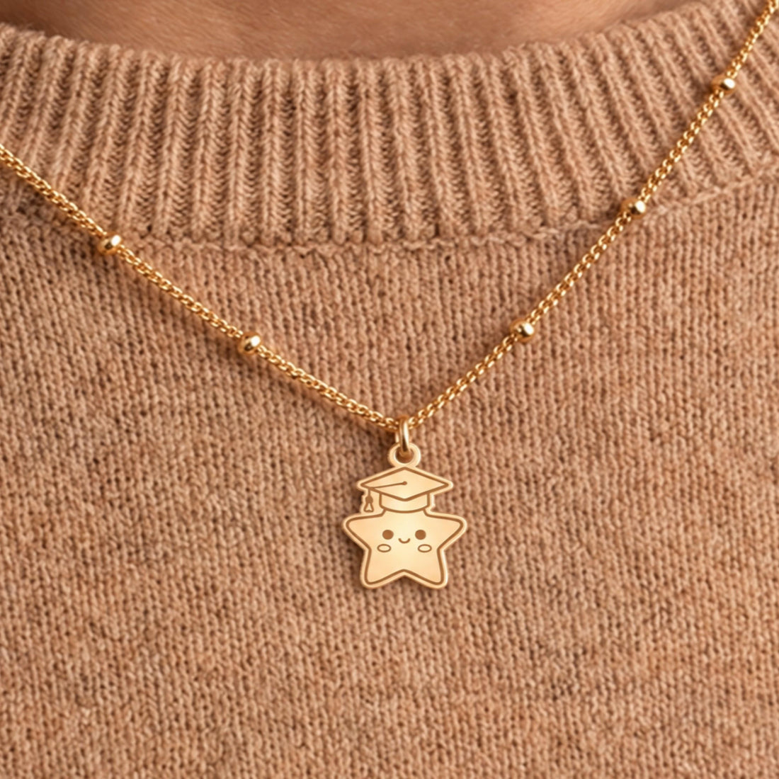 Graduation Star Charm Necklace