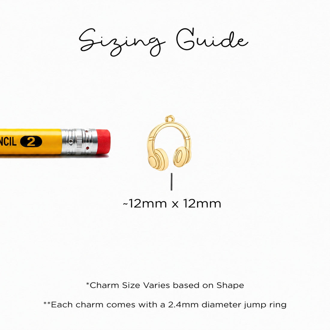 Over Ear Headphones Charm Necklace