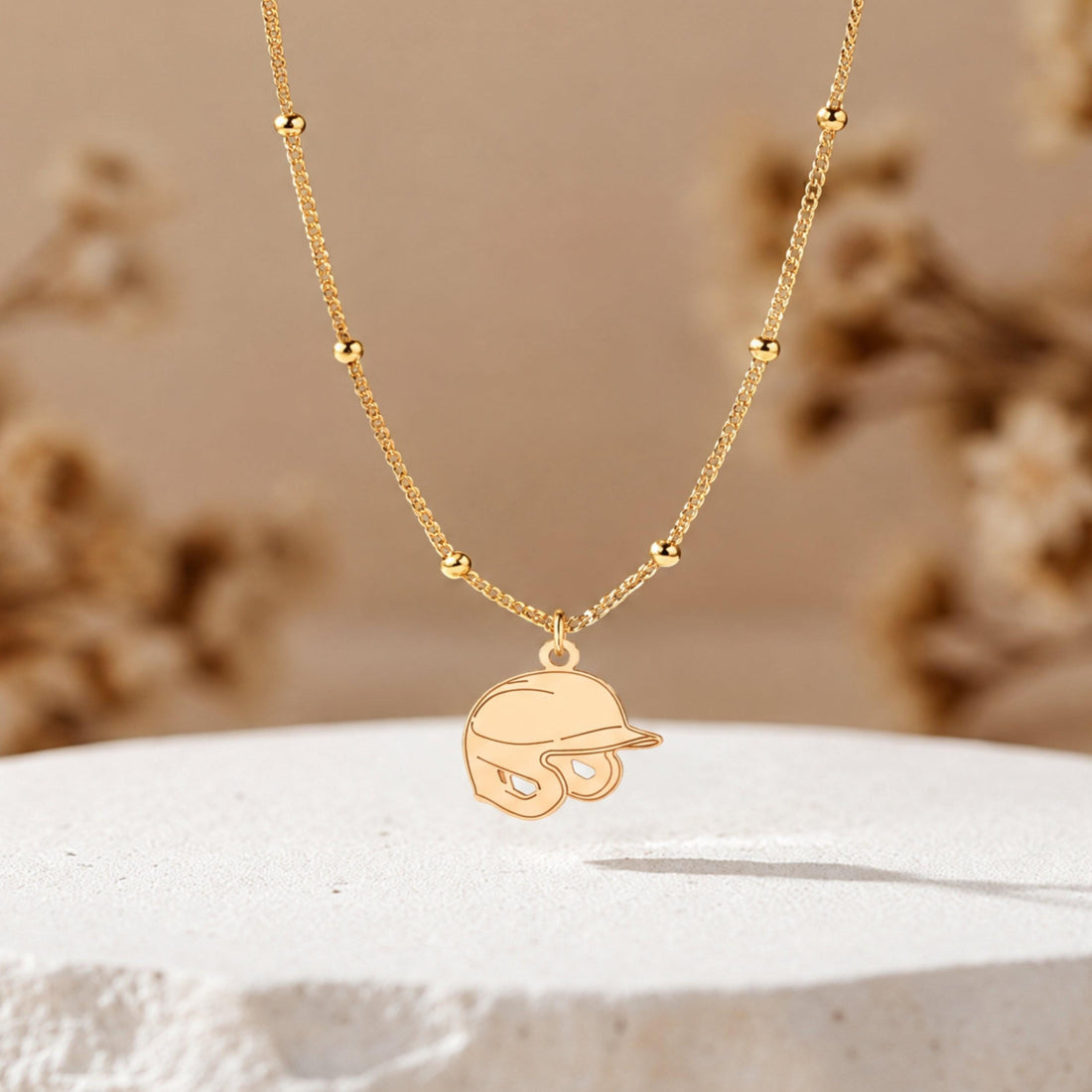 Baseball Cap Charm Necklace