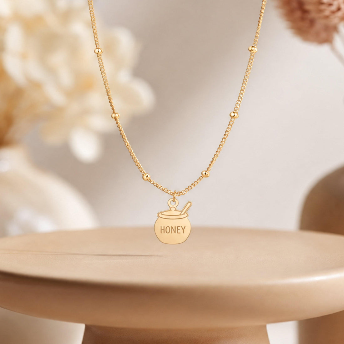 Honey Pot Charm Necklace