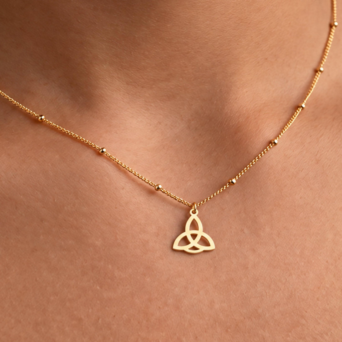 Celtic Knot Charm Necklace