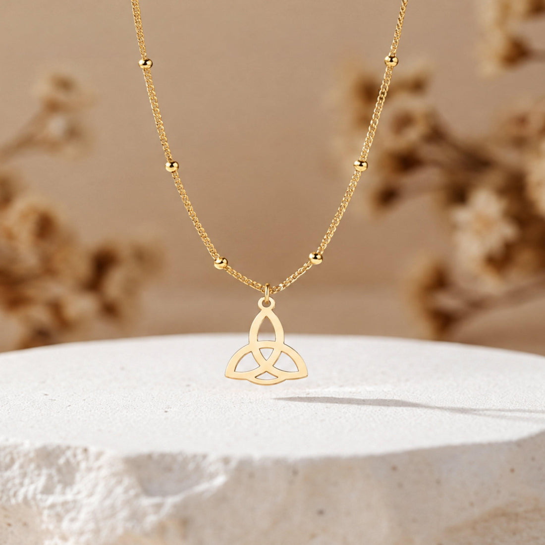 Celtic Knot Charm Necklace