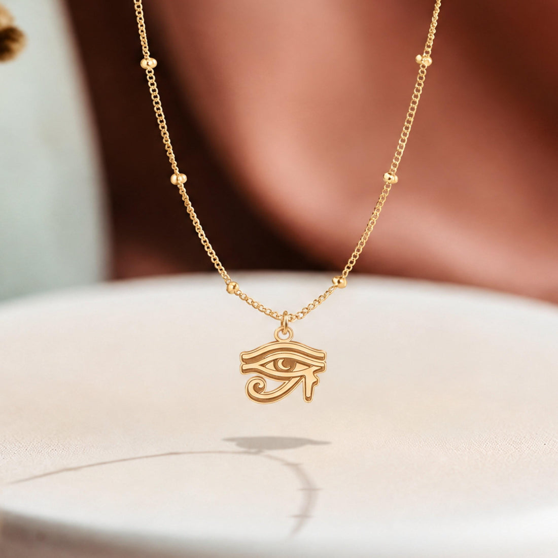 Eye of Horus Charm Necklace