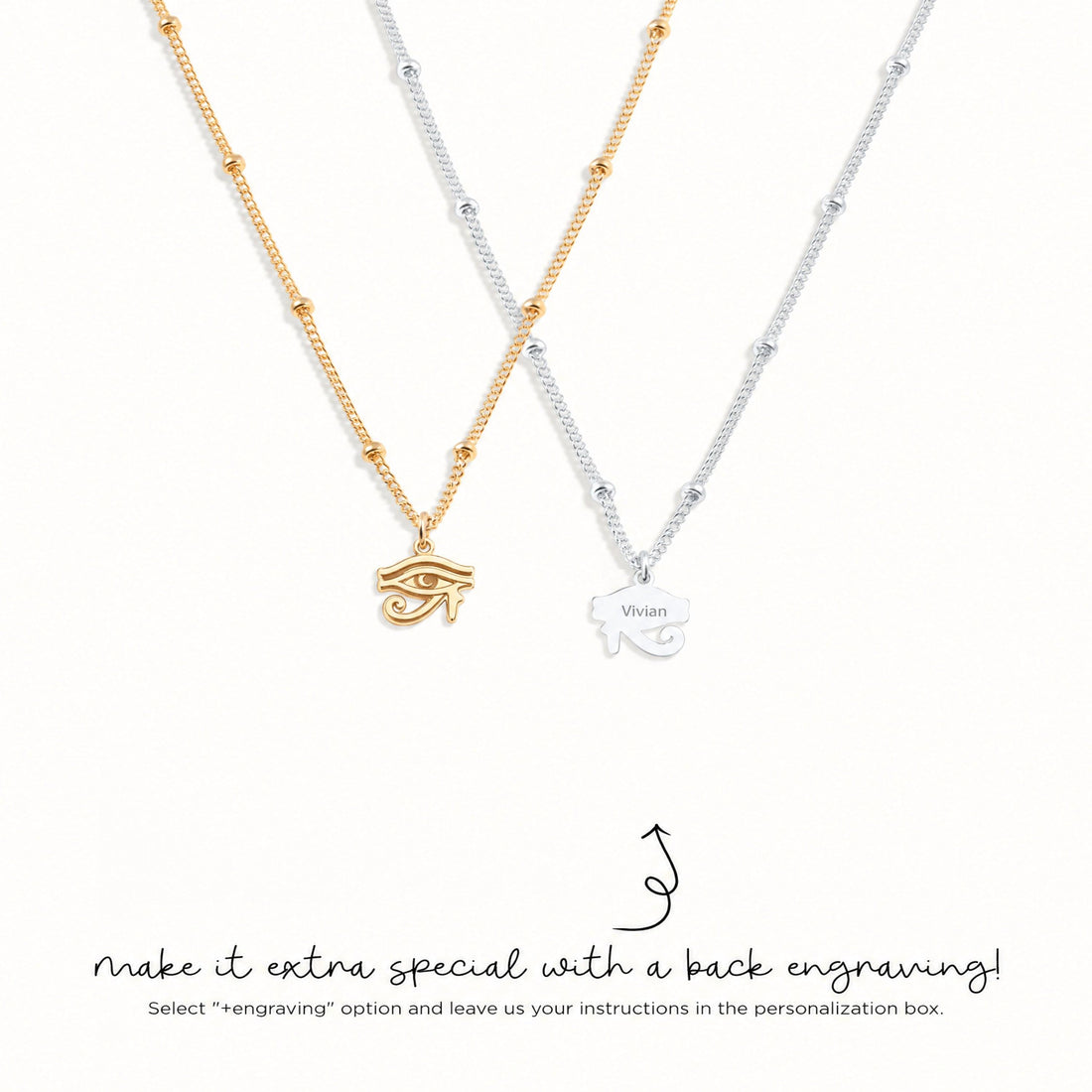 Eye of Horus Charm Necklace