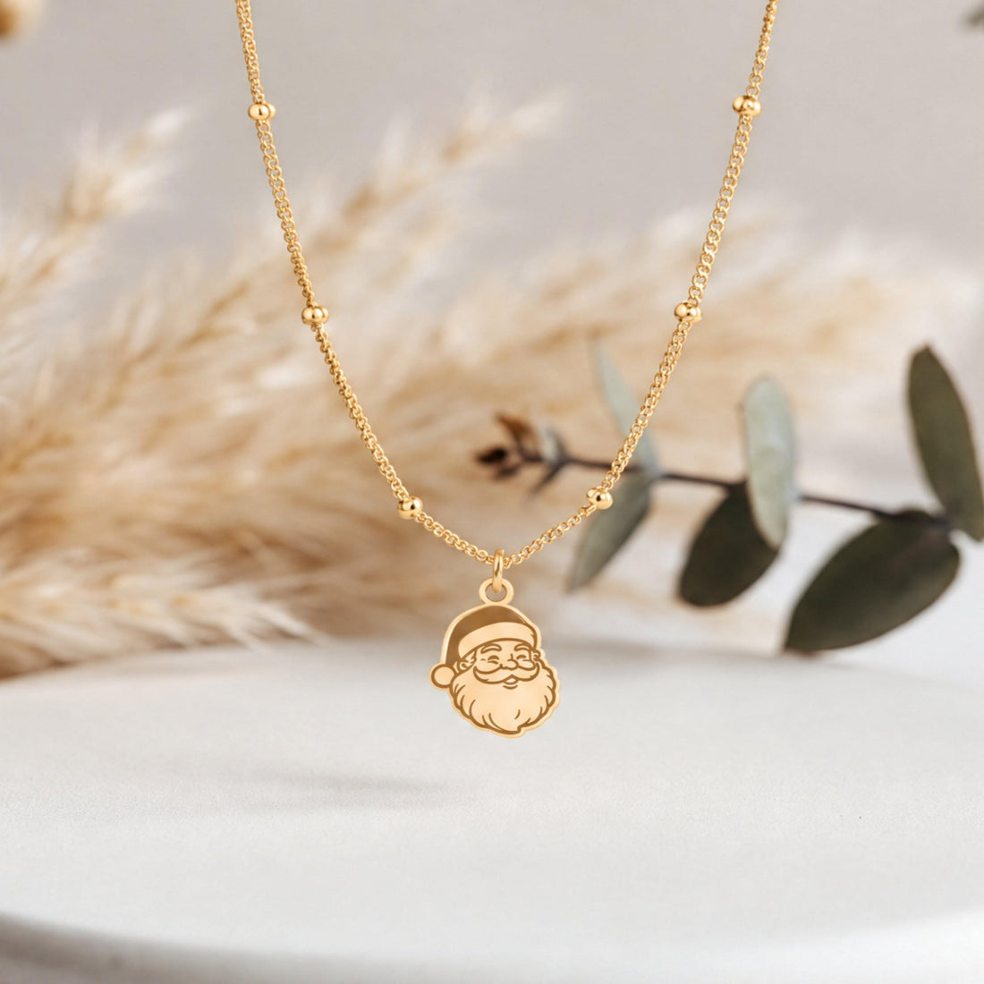 Santa Claus Charm Necklace