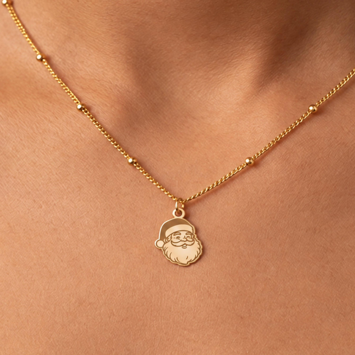Santa Claus Charm Necklace