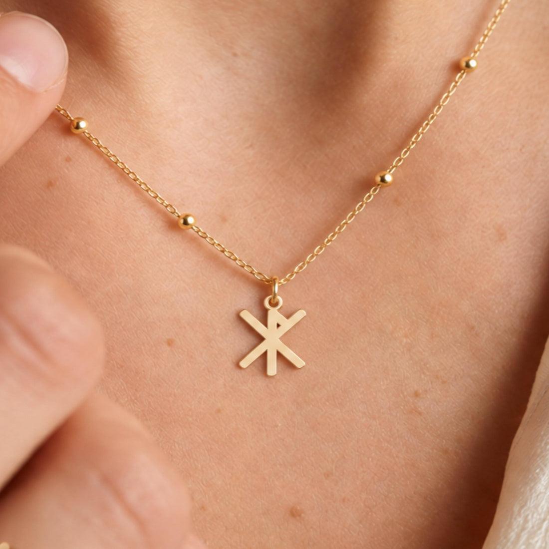 Gift of Joy Rune Charm Necklace