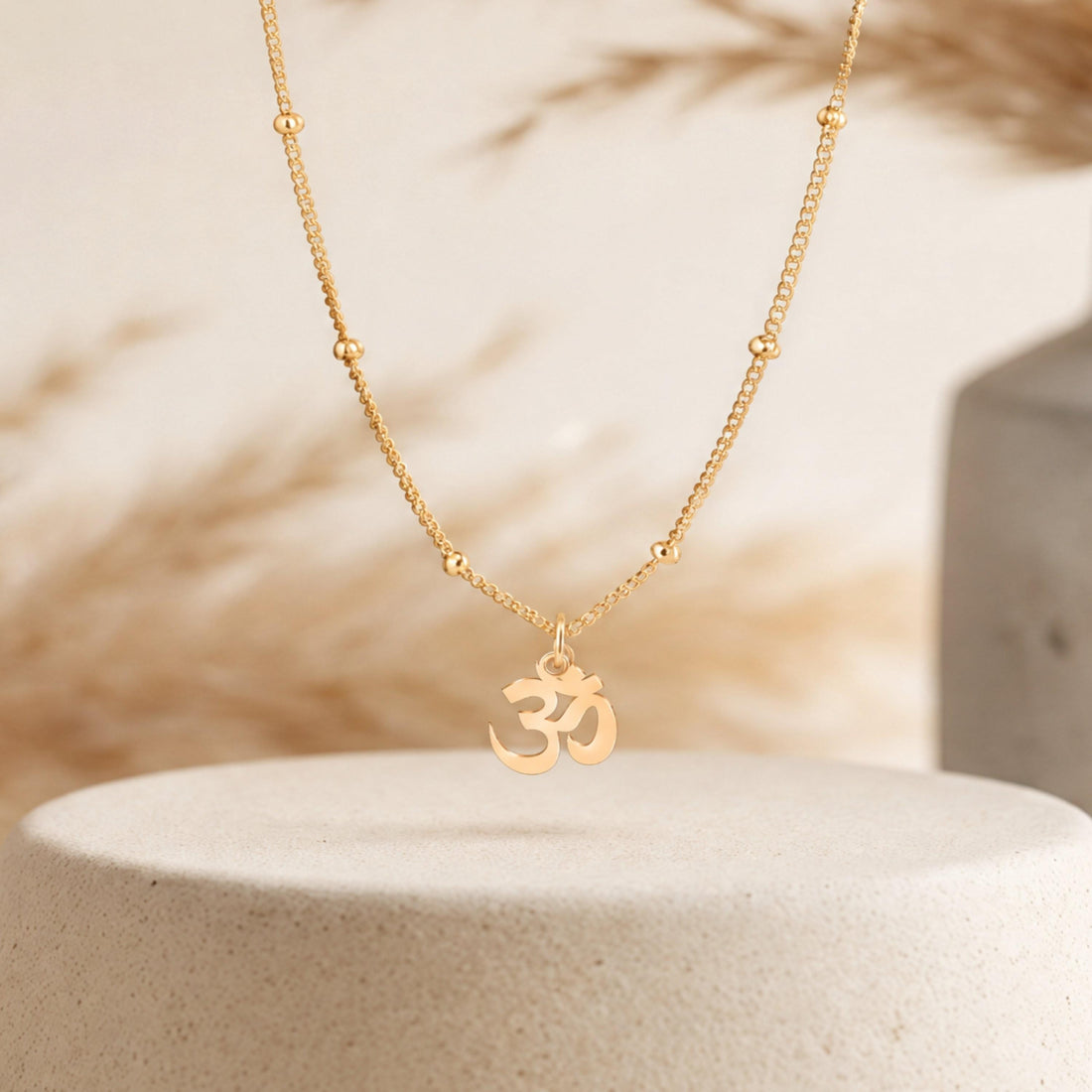 Om Symbol Charm Necklace