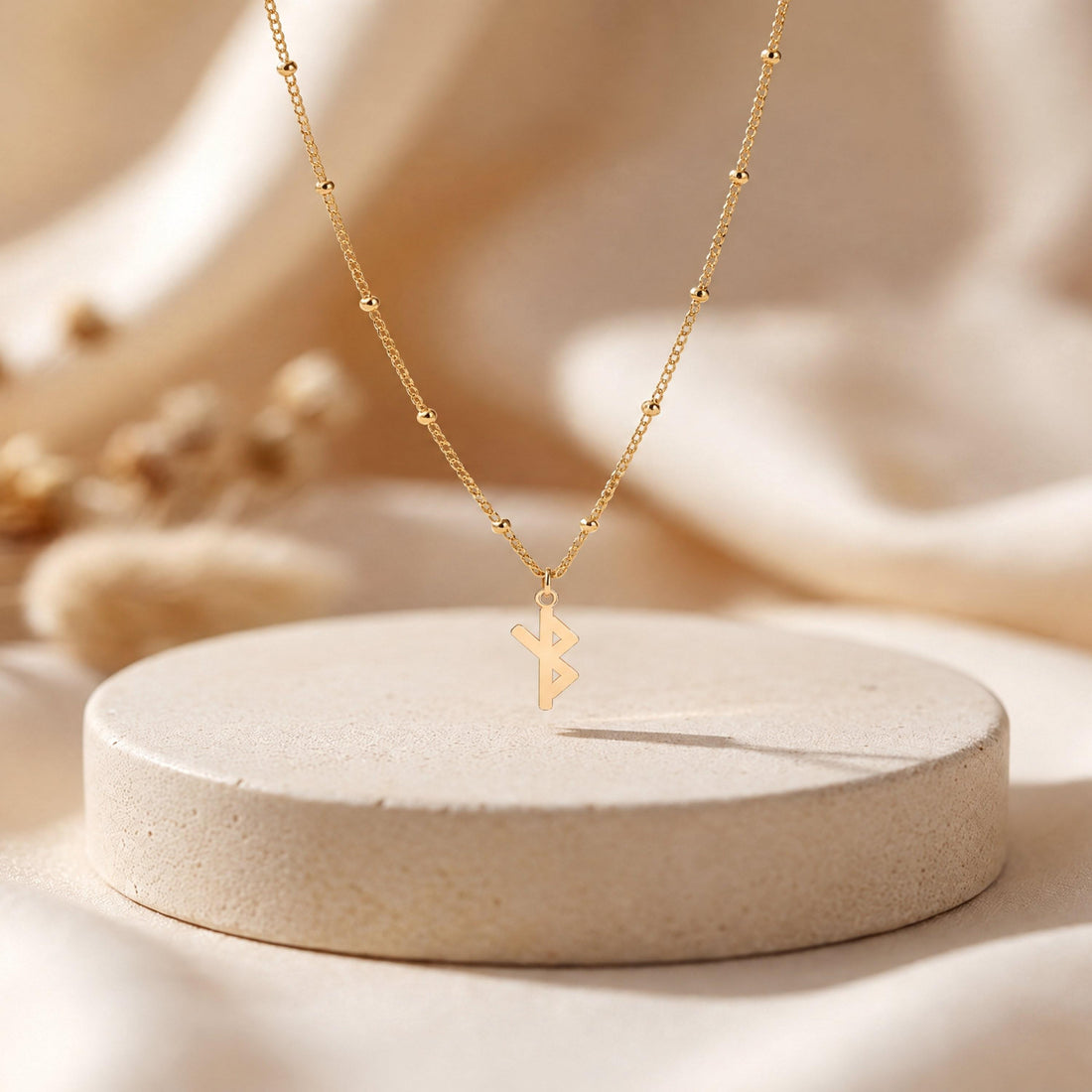 Health and Healing Rune Charm Necklace