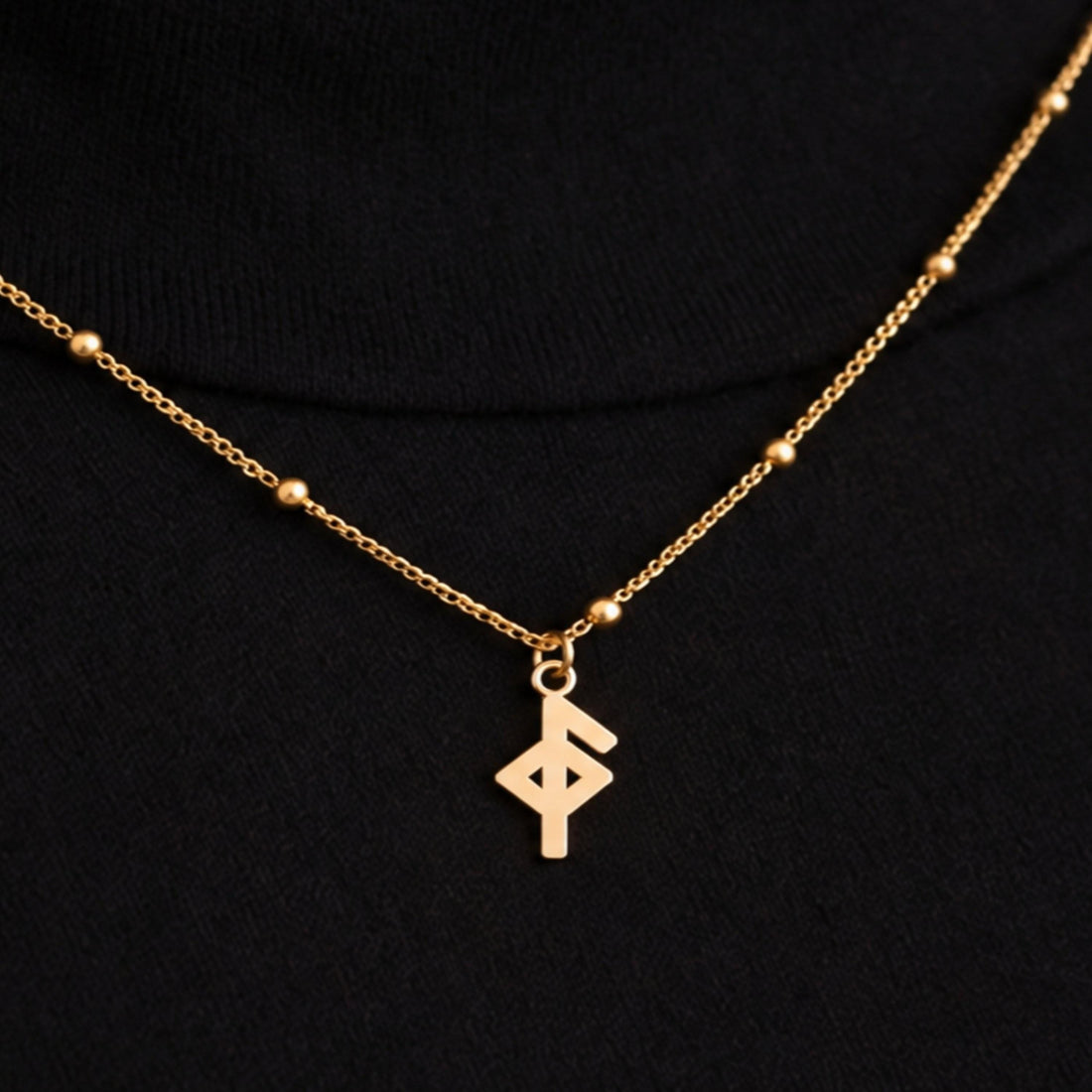 Norse Rune Charm Necklace