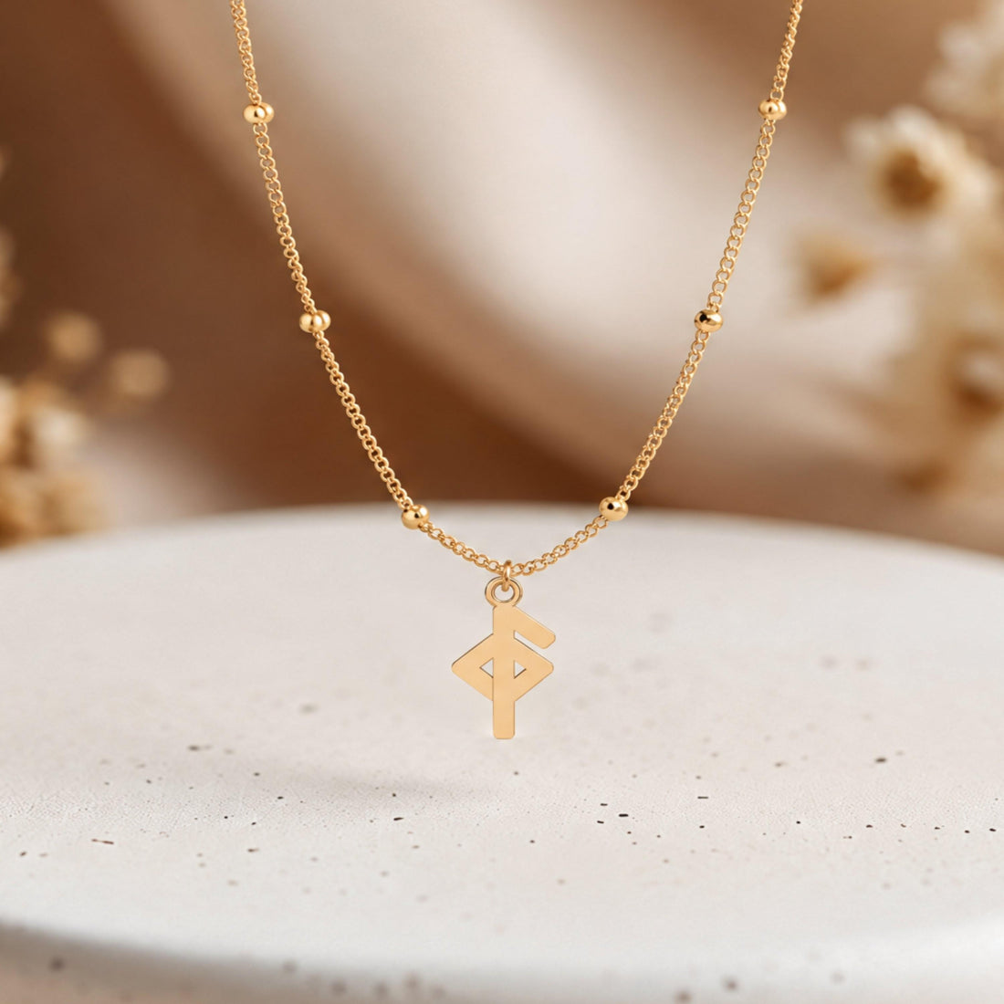 Norse Rune Charm Necklace
