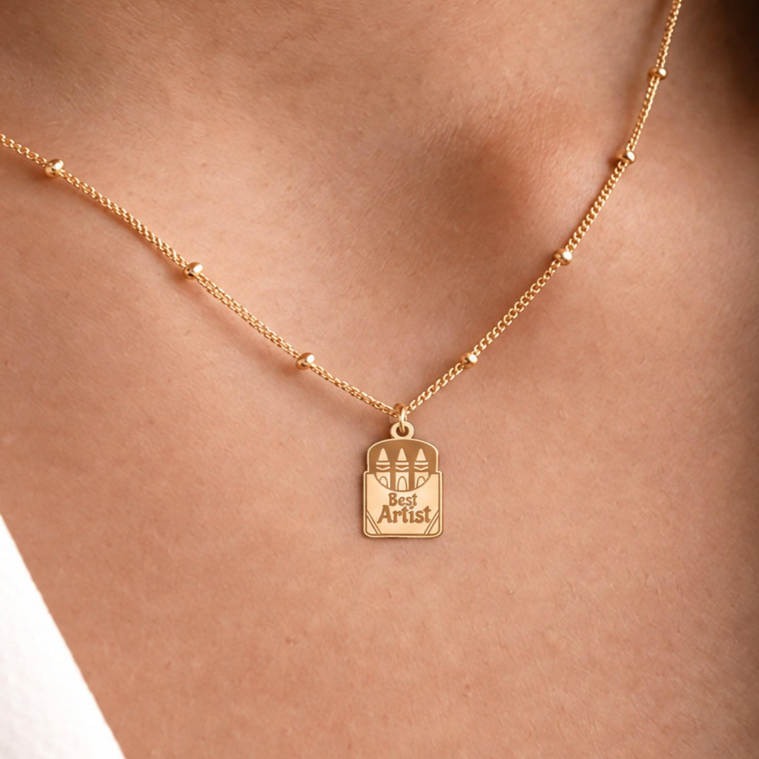 Crayon Box Charm Necklace