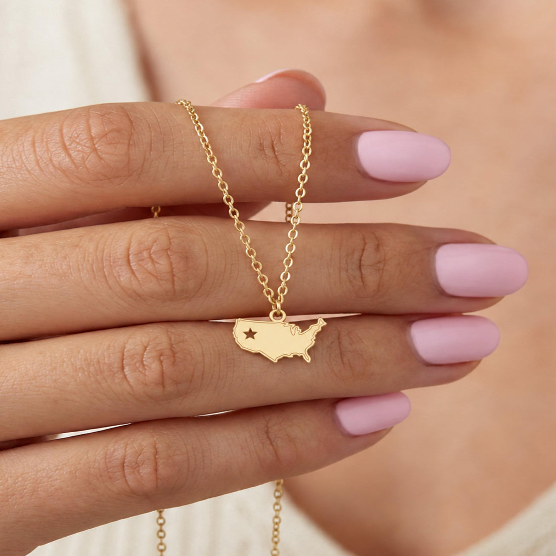 United States Charm Necklace