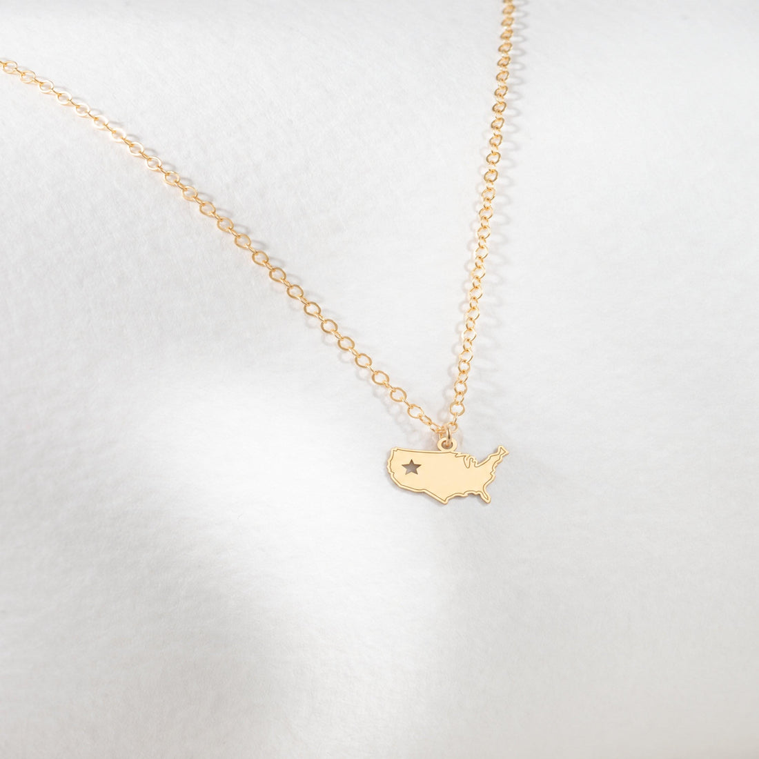 United States Charm Necklace
