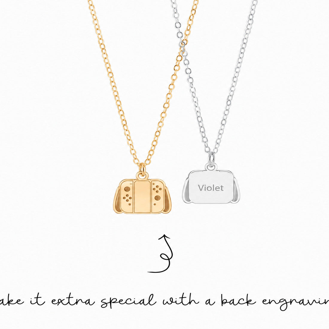 Game Controller Charm Necklace