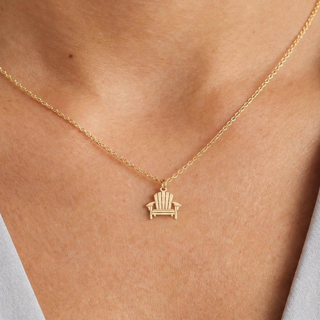 Adirondack Chair Charm Necklace