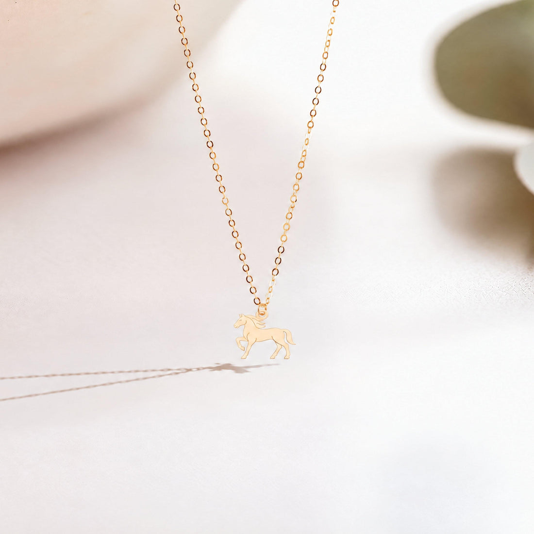 Prancing Horse Charm Necklace